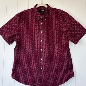 Jack‎ Spade Men’s Flowered Button Down Shirt Short Sleeved Size XL